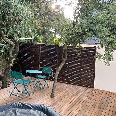 Studio Independant - Terrasse Et Piscine En Ete Restinclieres Dış mekan fotoğraf